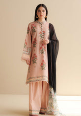 3-PC Unstitched Printed Lawn Coco By Zara Shahjahan | RAYA-2A